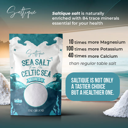 Sea salt from the Celtic sea Fine Ground (227g)