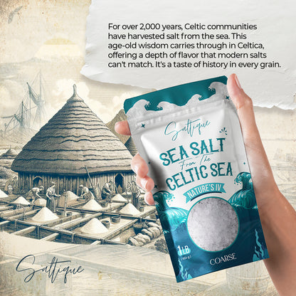 Sea salt from the Celtic sea Fine Ground (227g)