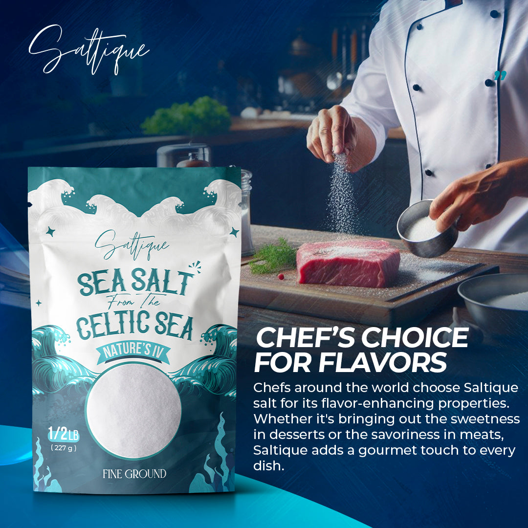 Sea salt from the Celtic sea Fine Ground (227g)